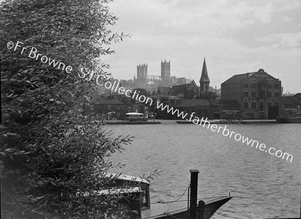 LINCOLN CATHEDRAL DISTANT VIEW FROM 